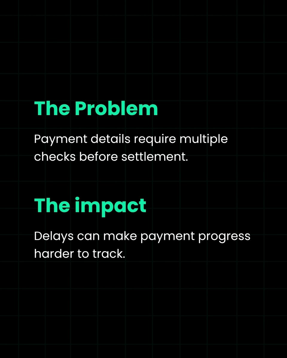 Keybspay's tweet photo. Waiting for a payment is harder when you don’t know what’s happening.

Manual steps can add delays as payment details are checked and processed before settlement. Understanding each stage helps your team make sense of progress and ask for the right updates.

Swipe to see what happens along the way.

Get started with KeyBS at https://t.co/w1u5kjrJsN

#paymentdelays #crossborderpayments #internationalpayments #paymentoperations #businesspayments #keybs