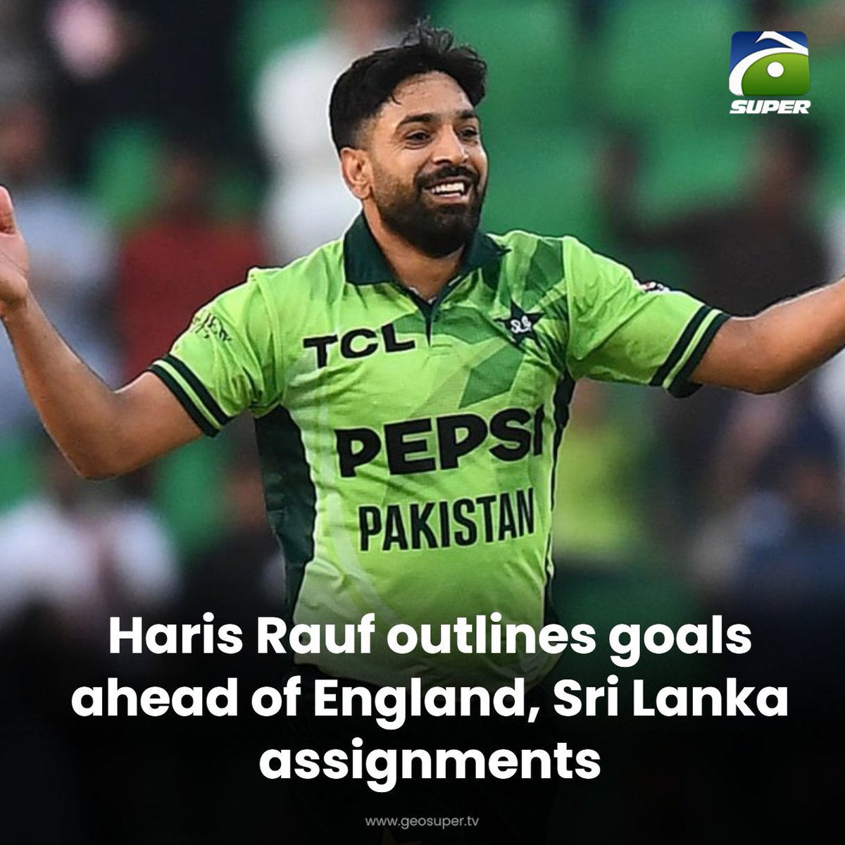 geosupertv's tweet photo. Rauf focused on what’s next!🎯🏏

Read More: https://t.co/IaXkEUH2aA

#pakistancricket #ODITriseries #HarisRauf https://t.co/KlCTgIglat