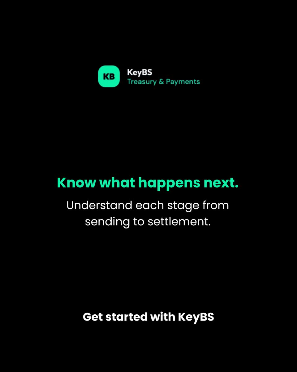 Keybspay's tweet photo. Waiting for a payment is harder when you don’t know what’s happening.

Manual steps can add delays as payment details are checked and processed before settlement. Understanding each stage helps your team make sense of progress and ask for the right updates.

Swipe to see what happens along the way.

Get started with KeyBS at https://t.co/w1u5kjrJsN

#paymentdelays #crossborderpayments #internationalpayments #paymentoperations #businesspayments #keybs