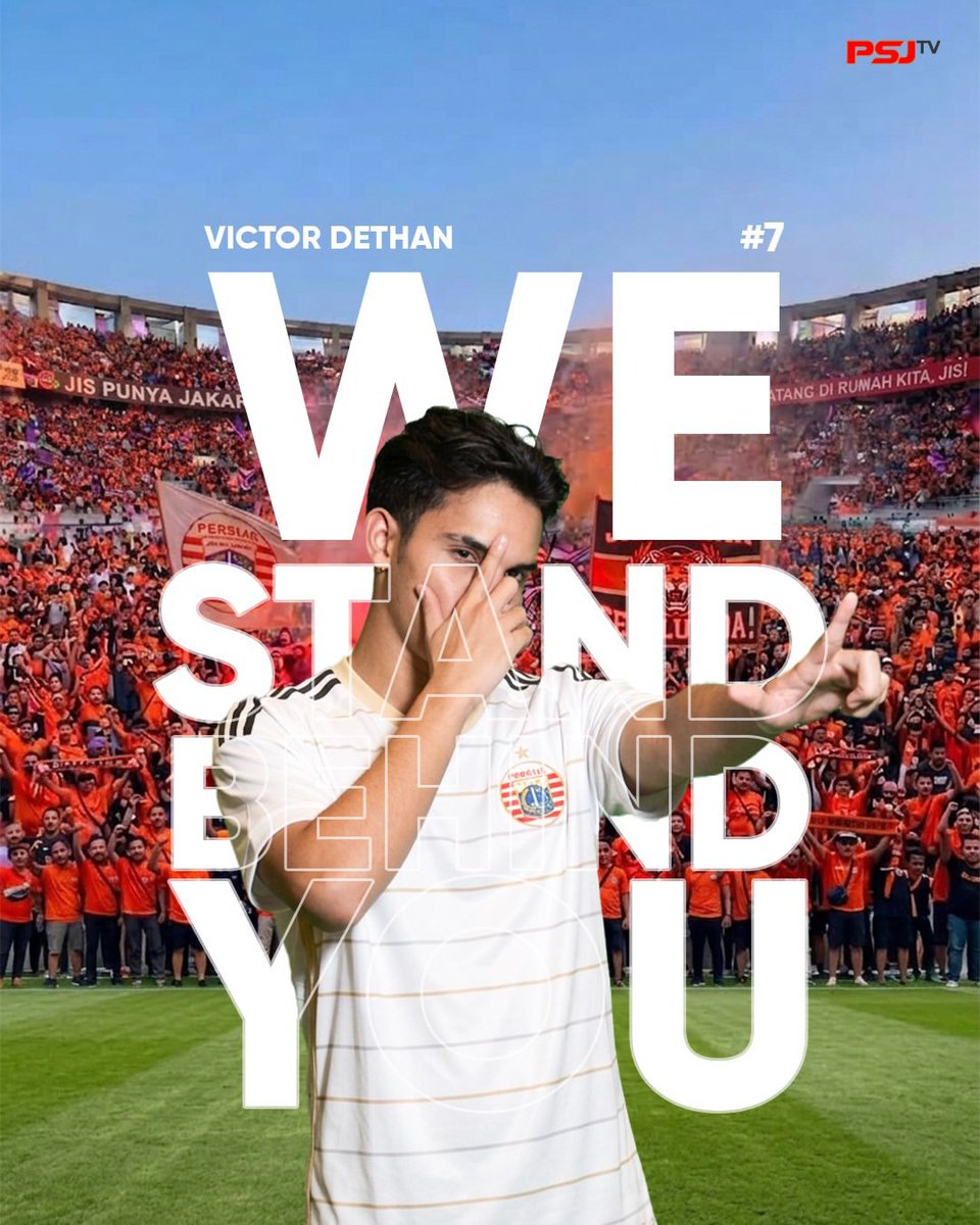 tv_psj's tweet photo. We always stand with you, Dethan‼️👆🏻🔥

#persija #victordethan #psjtv https://t.co/Mnwd164hG9