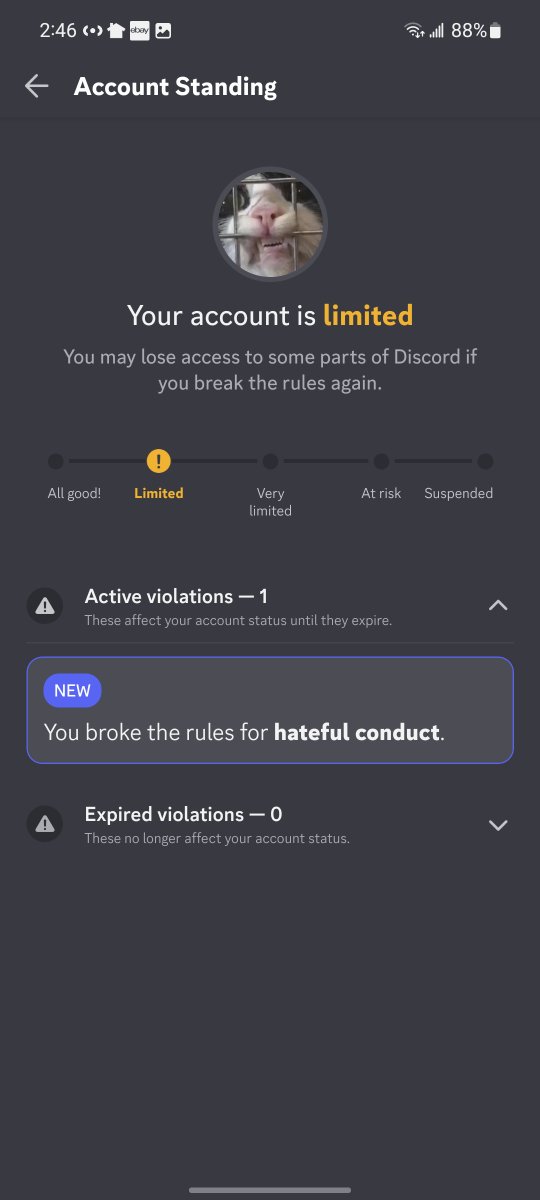EricBVC's tweet photo. I swear discord moderation is ran by a bunch of pussies they can't do anything right @discord fix your moderation https://t.co/xHUTAcubD7