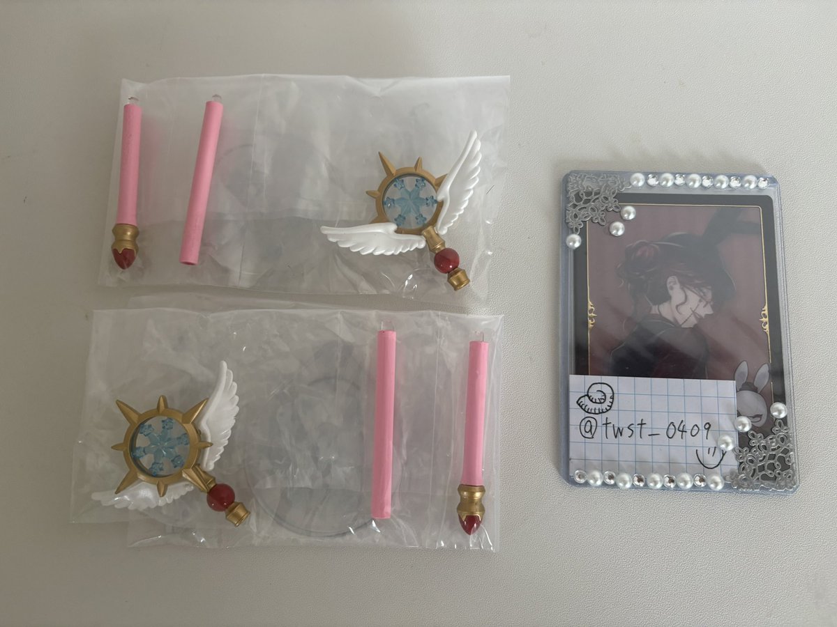 twst__0409's tweet photo. 【交換】カードキャプターさくら スタッフコレクション

譲　星の杖　×2

求　封印の杖　> 星の杖

同日発送交換

お気軽にお声掛けください🌸 https://t.co/5j49v1JQqU