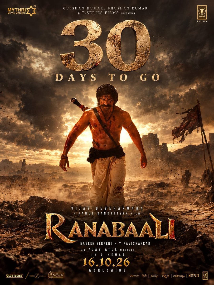 Patil_Amit_04's tweet photo. #Om × #Jailer2 × #Ranabaali
Clash × Clash × Clash
An unstoppable force is about to be unleashed ❤️🔥
Prepare for total devastation. The countdown to chaos begins. Only in theaters 💥
@TheDeverakonda #TheParadise
#RanabaaliOnOct16th 🌋 #Irumudi #Manddai #HanumanAnsh @NameisNani @iamRashmika #saipallavi #sreeleela