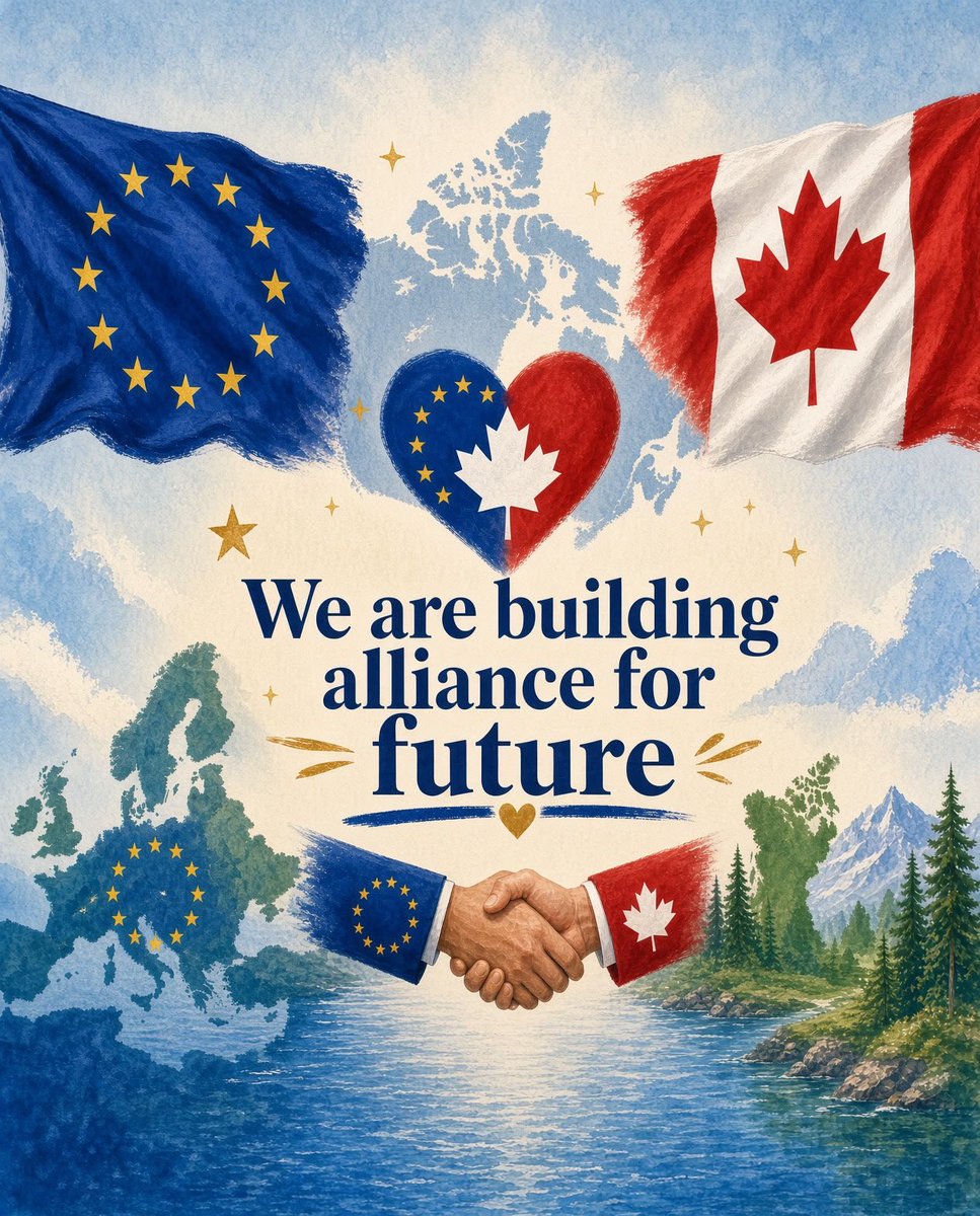 TomasZdechovsky's tweet photo. We Europeans love you, Canada! 🇪🇺❤️🇨🇦 https://t.co/Pbt2GiWzKH
