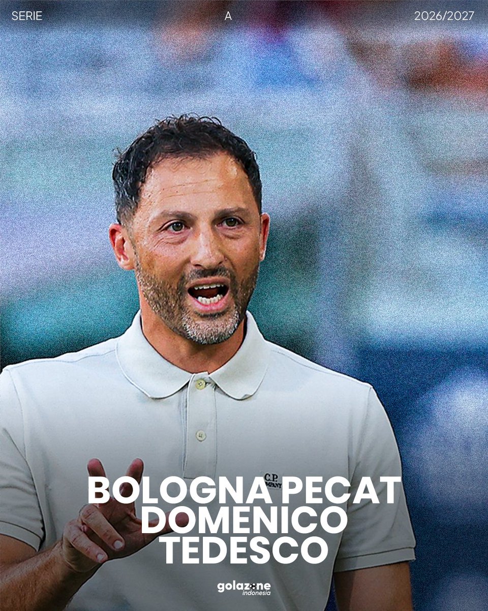 golazone_id's tweet photo. Empat laga tanpa kemenangan, 3 kali kalah, 1 kali imbang dan hanya bisa cetak 2 gol, serta kebobolan 5 gol.
Bologna pecat Domenico Tedesco setelah 99 hari di Serie A. Padahal sebelumnya Tedesco dikontrak Bologna hingga Juni 2028.
#seriea #serieatim #bologna https://t.co/SIkdLDrVrN