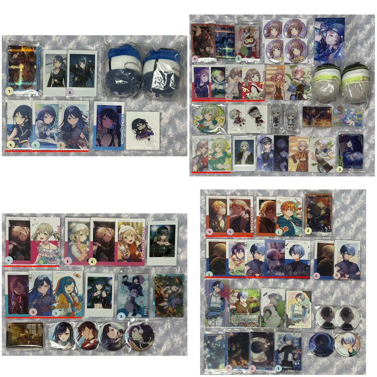 _143_831's tweet photo. プロセカ 譲渡 買取 交換

譲 : 画像1~5
⟡赤線箔押し

求：振込 or PayPayマネー
⟡1部抱合せ必須
⟡抱合せはこちら指定

⟡推しも回収見直しの為お譲りとなります

⟡郵送のみ https://t.co/qlLj2LkpUP