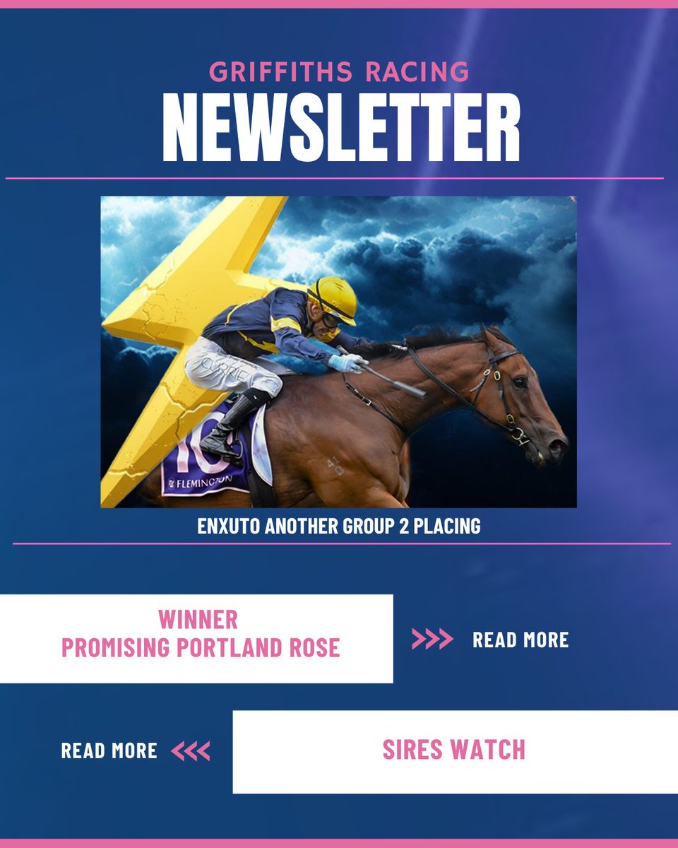 GriffithsRacing's tweet photo. Check out our recent newsletter online now π°
https://t.co/3jNnaOY5AO
#griffithsracing #newsletter https://t.co/i5G0YY9Wtm