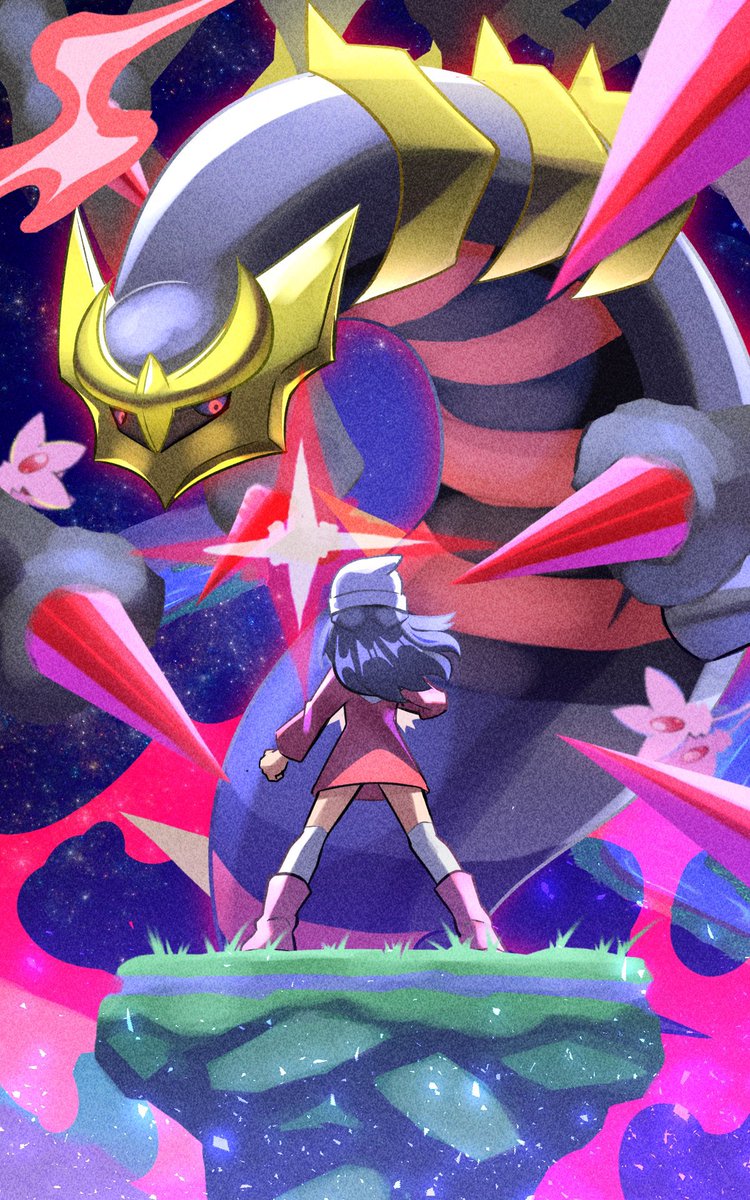 ume_ume1224's tweet photo. VSギラティナ！
#ポケモンイラスト #Pokemonartㅤ https://t.co/3NjT09C4Ql