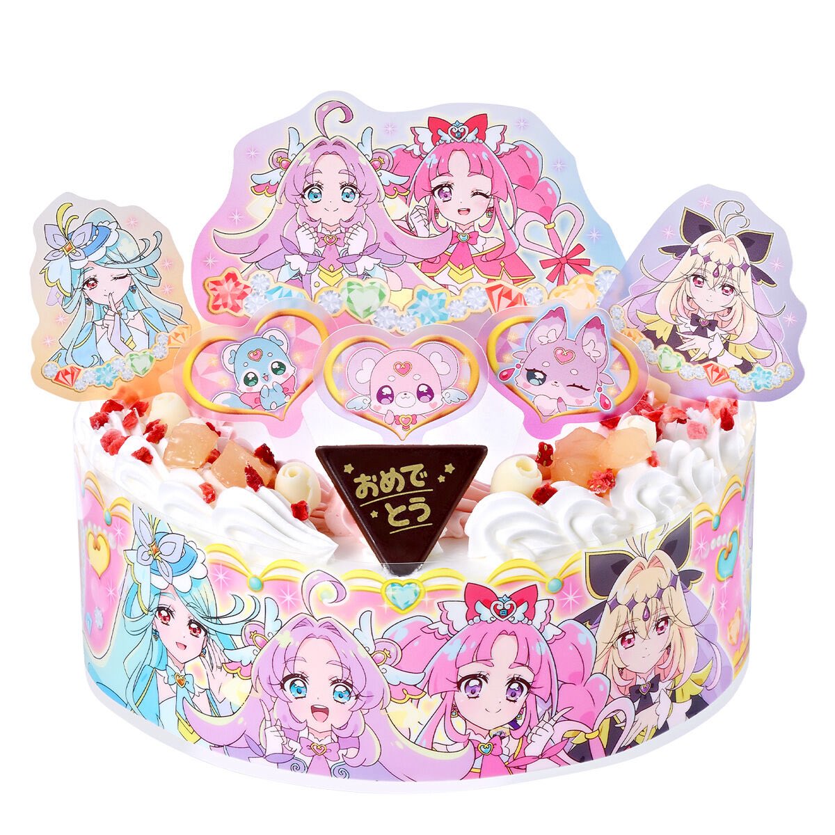 yasai11kueyo7's tweet photo. 昔はプリキュアケーキにフィギュアが付属してたのに、今はペーパーだけになっちゃったんだな。やっぱり衛生的問題なのか、物価高なのか気になる所ではある。 https://t.co/8E7uTFEYgp