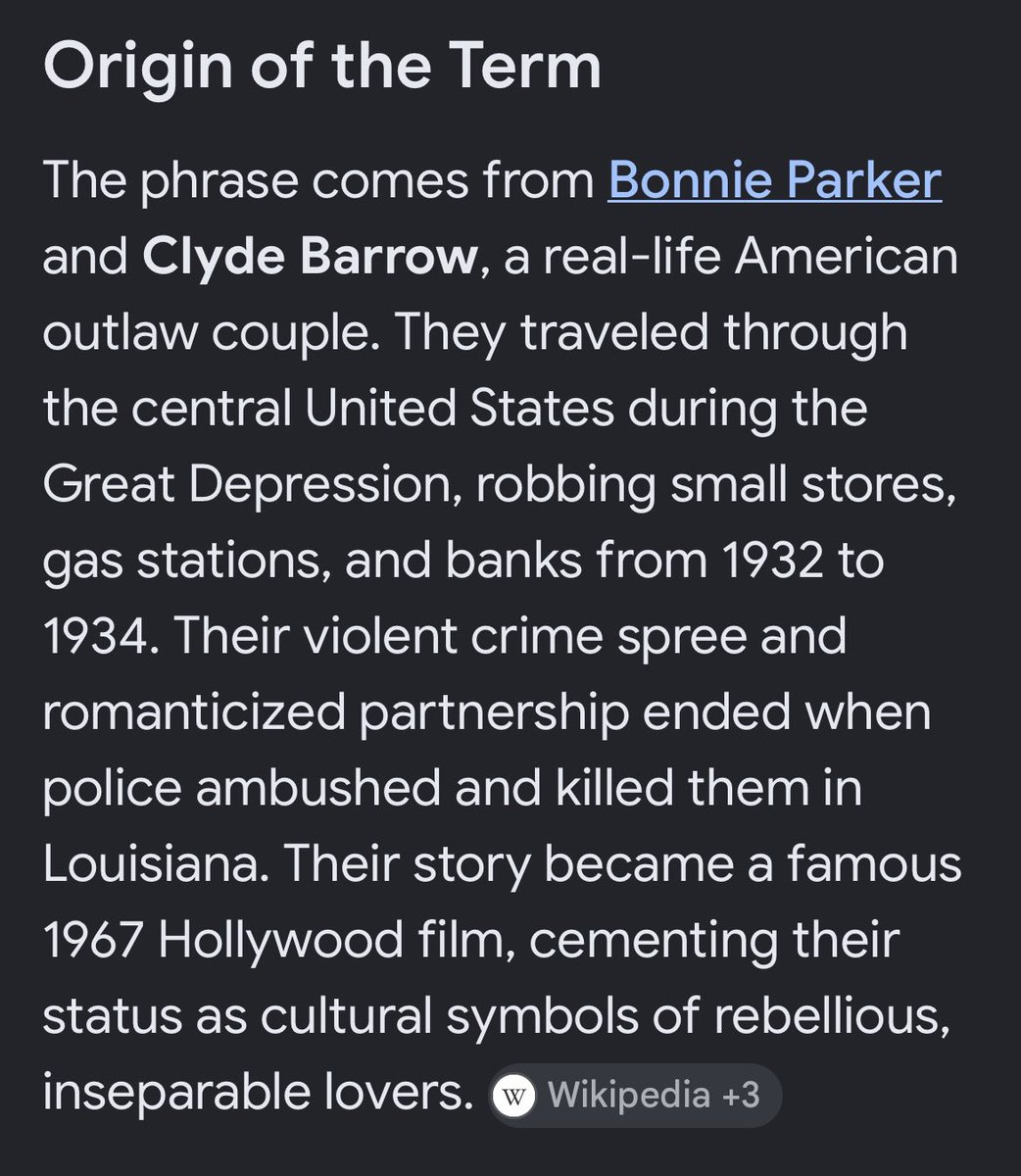 reiji_ray's tweet photo. ไม่คิดว่าชีวิตต้องมาอธิบายเรื่องนี้ ถถถถ

Bonnie and Clyde เป็นอาชญากรทึ่มีอยู่จริง แต่ฮอลลีวูดเอาชีวิตสองคนนี้มาทำหนังตอนปี 1967 ชนะ 2 ออสการ์ เสนอชื่อเข้าชิงอีก 10 รางวัล จน narration เกี่ยวกับเขาเปลี่ยนไปจะ 60 ปีแล้ว🤦🏻‍♀️ กลายเป็นภาพจำคู่รักที่แยกกันไม่ขาด หัวขบถต่อต้านอำนาจนิยม https://t.co/KYIxYVPqUg