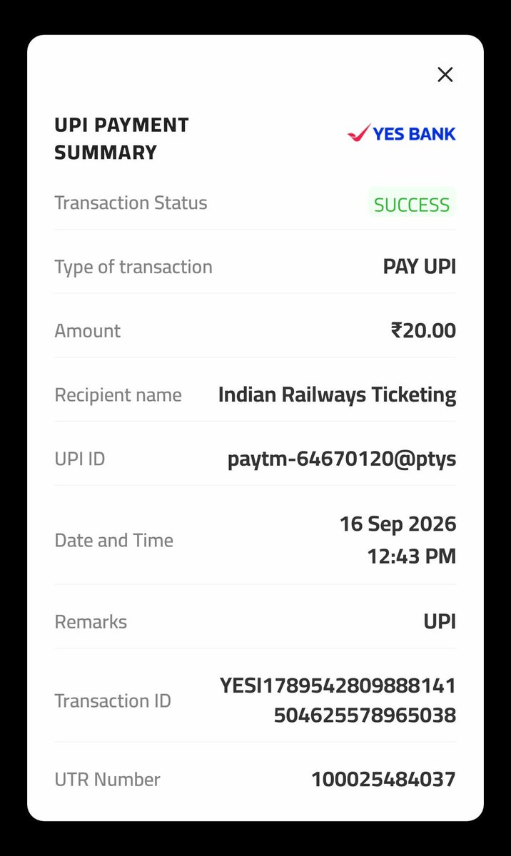 alertnagarik's tweet photo. I purchased a ticket from the ATVM at Mini Nahur station; the money was deducted from my account, but I did not receive the ticket. Please refund my money. @IRCTCofficial https://t.co/rwZRtQEpwB