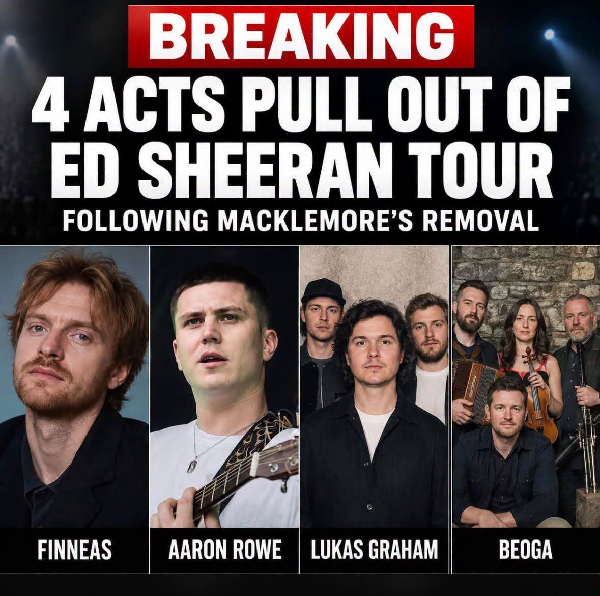 AgainOis's tweet photo. All these acts with a backbone stood up for their beliefs and will loose a lot of money and exposure as a result. Get them added to your spotify/iTunes.
Like, Share and RT please
#Israeligenocide https://t.co/RMADMIMegF