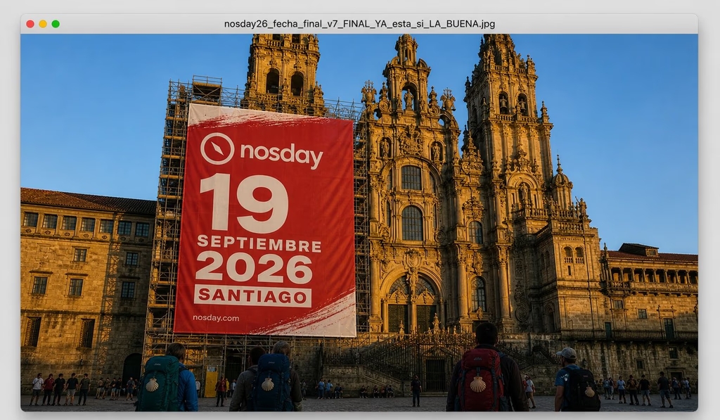 IgapeXunta's tweet photo. 🚀 O 19 de setembro volve o #nosday a Santiago: conversas reais de emprendemento, networking e persoas de referencia do ecosistema galego.
📍 Auditorio Abanca | 🕤 15:30 h
Toda a información e inscricións ℹ️ https://t.co/c39DFlOybS
#Emprendemento #Startup #Innovación https://t.co/jXkZVyvAJv