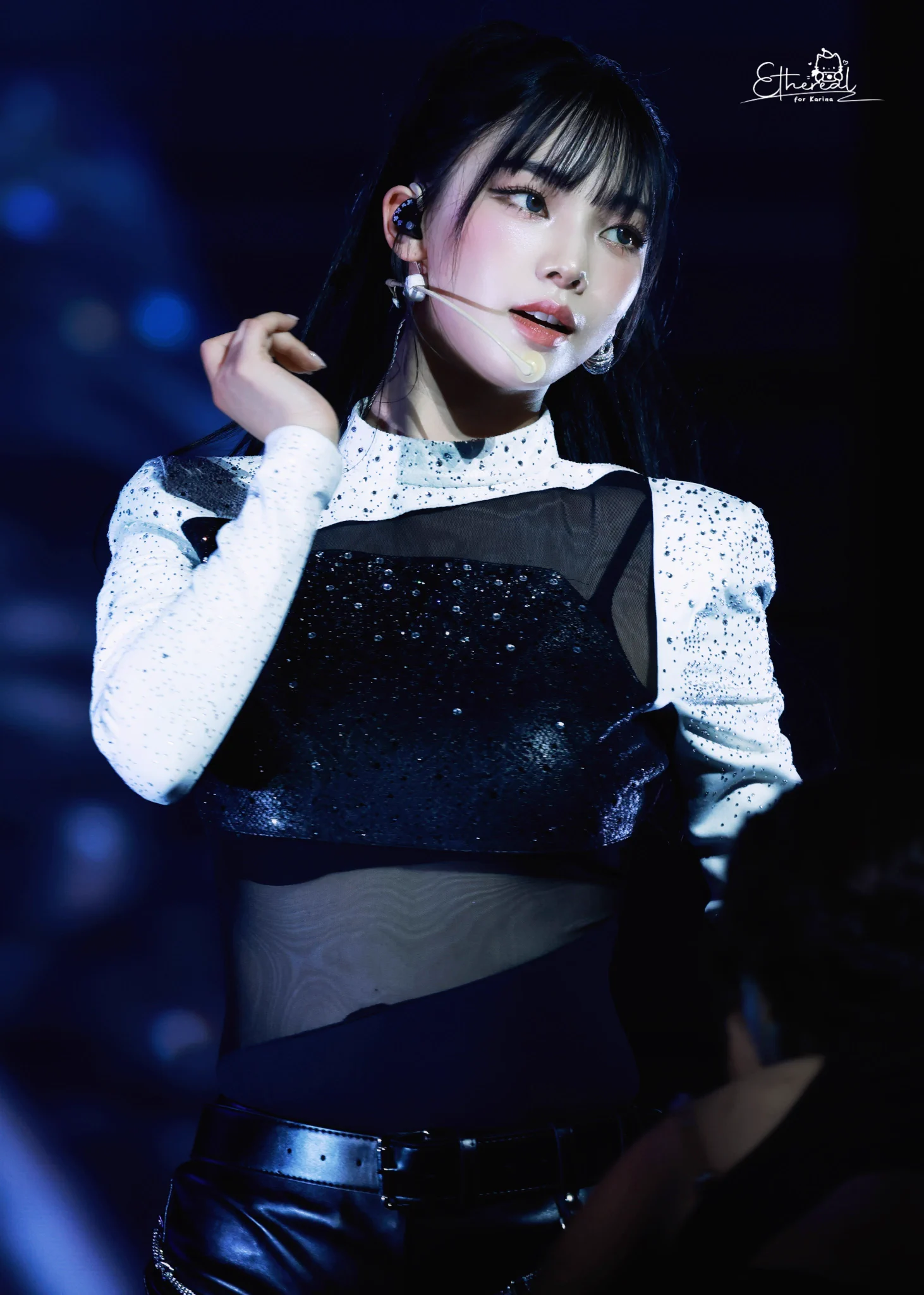 aespa KARINA カリナ メタリックキーホルダー シュシュ セット aespa