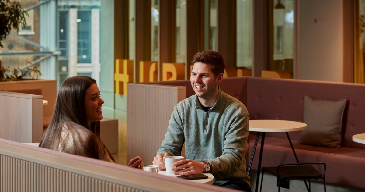 hubhubcowork's tweet photo. Some of the best ideas at HubHub don't start in a meeting room. They start over coffee, in the lounge or halfway through a walk round the floor. That's the heart of coworking at HubHub, spaces that flex around however you like to connect. https://t.co/LUQAKA2srX
