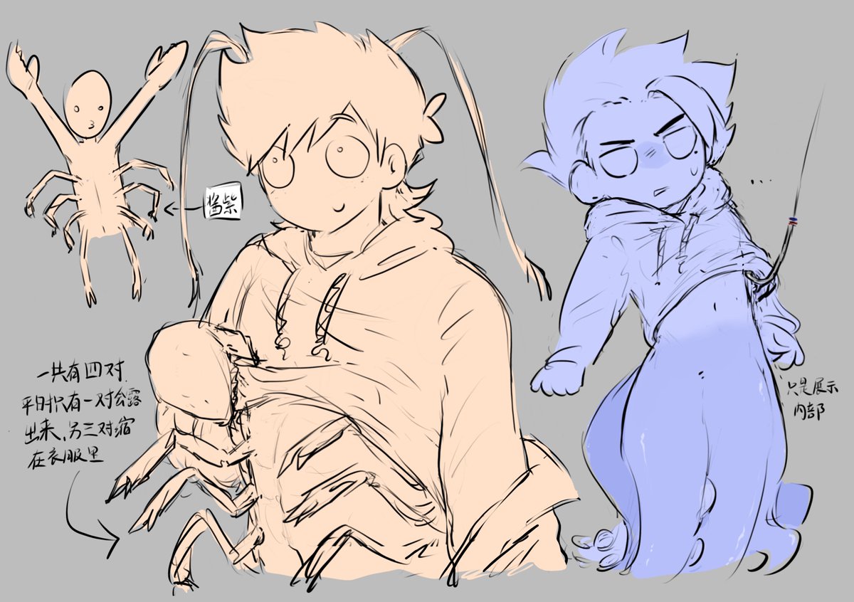 Chihuahua233's tweet photo. 之前画的海洋生物
#eddsworld #matttom https://t.co/O40sICCswX