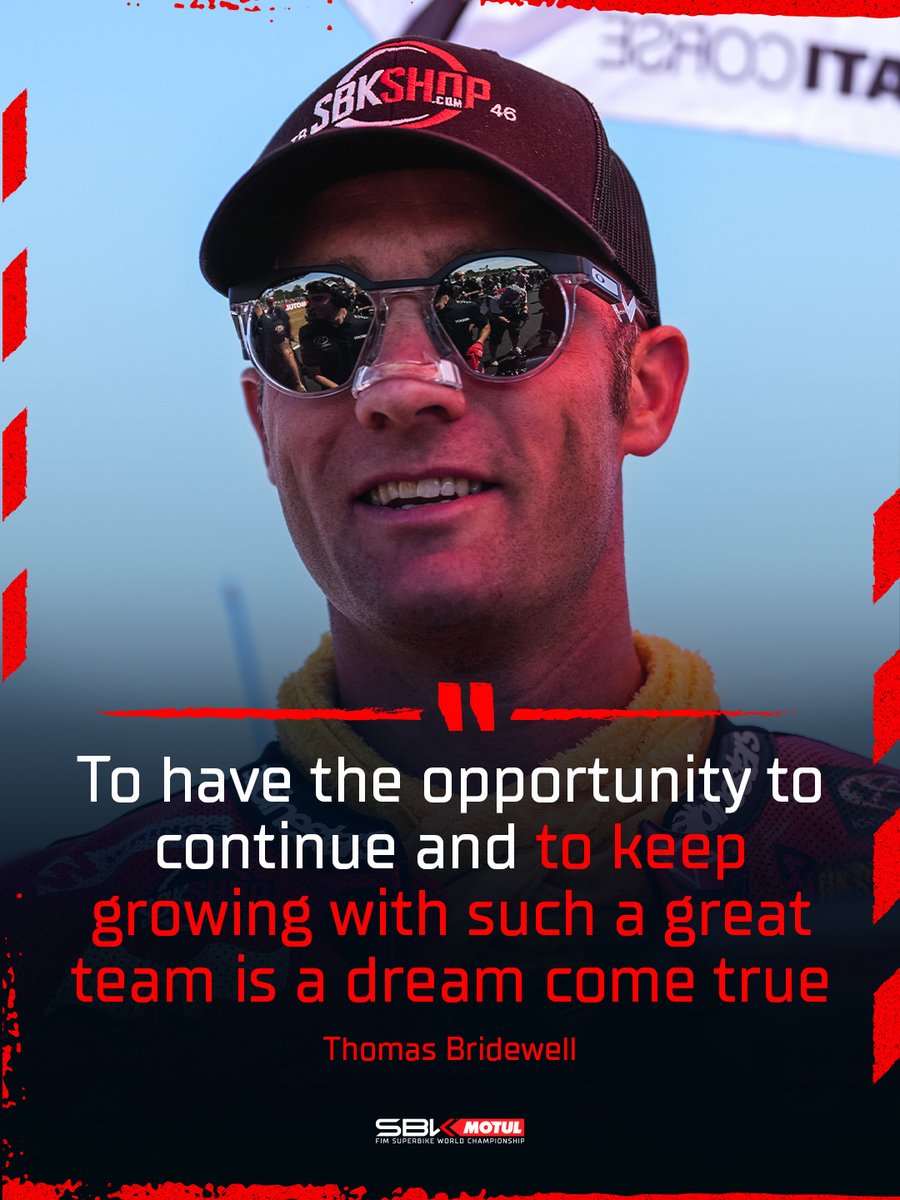 WorldSBK's tweet photo. Ready for the next chapter ✍️

@tommybridewell reflects on continuing to grow together with Superbike Advocates. Read all about the renewal 👀👉 https://t.co/TH9EasDX5j

#WorldSBK https://t.co/53WPIh8slP