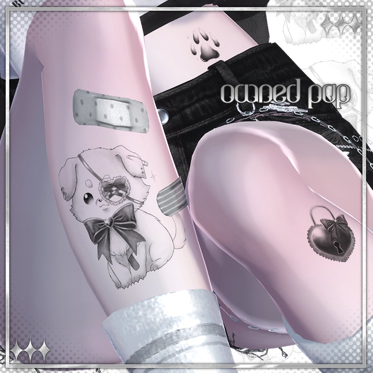 LAtelier_404's tweet photo. 発売記念プレゼントCP🎁- ̗̀📢
コラボタトゥー＆靴を3名様にプレゼント

参加条件
• @LAtelier_404 &amp; @meltdown_ct90
をフォロー

・このポストをいいね+リポスト
BOOTHのスキ♥いいね、RPが
100増えるごとに当選者様を1名追加！
ツリーに商品リンク🔗

9/18 19時〆
#Ashenclothes #LAtelier404 https://t.co/UadJTaMsBx