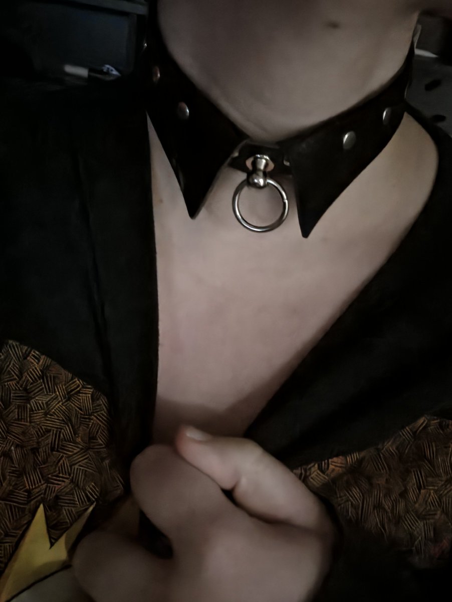 SusMarrow's tweet photo. Do you like this collar? 😋 https://t.co/ItX9FQClwH