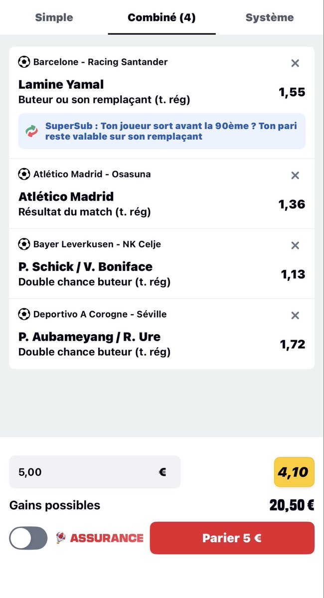 ZPKN1310's tweet photo. Bonjour 🖐🏼 qu’en pensez-vous ? #teamparieur https://t.co/BDM4XAIAy9