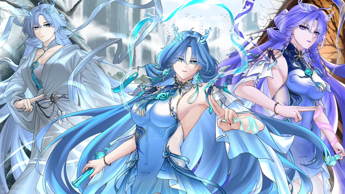 AlterFayrus's tweet photo. Qingxiao 😳💙🩵💜

#Qingxiao #WutheringWaves #WuWaFanart #鳴潮 https://t.co/hGv9Z5hAzK