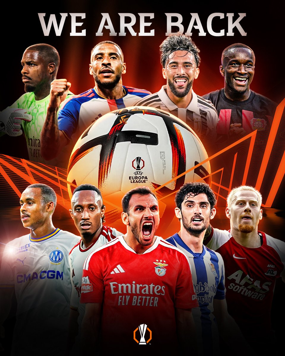 EuropaLeague's tweet photo. Now Showing: Europa League 2026/27 📽️🍿

#UEL https://t.co/rt3yn5DC0N