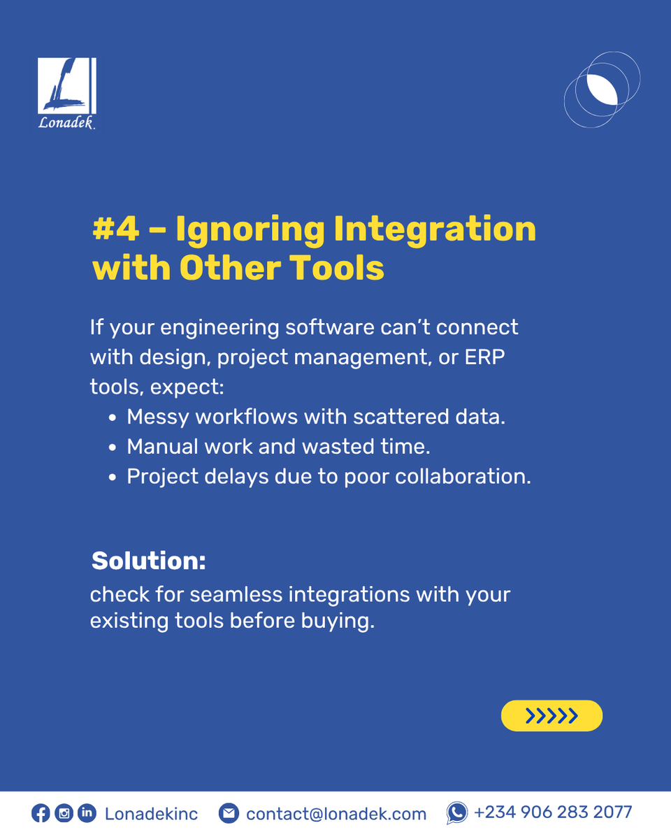 LonadekInc's tweet photo. Need expert guidance on choosing the best engineering software for your business? Let’s talk! 📩
Email: contact@lonadek.com
Whatsapp: +234 906 283 2077
#Lonadek #EngineeringSoftware #EngineeringSolutions #Technology #ITSolutions #TechSolutions #EngineeringInnovation https://t.co/MOJQcaHKVn
