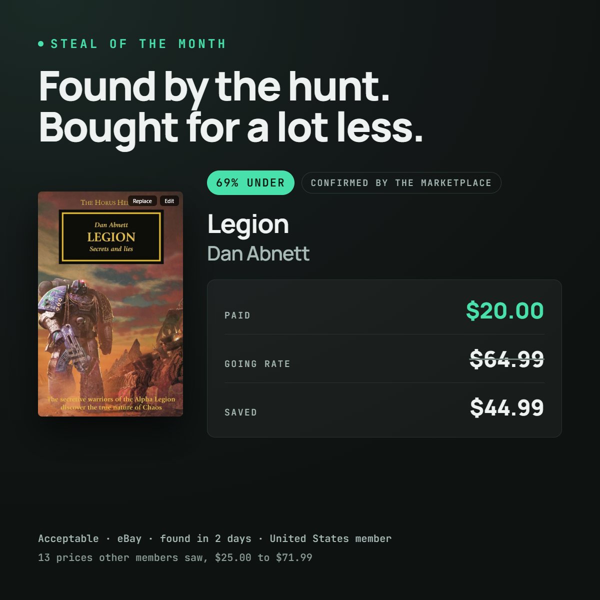 ShelfKeepr_'s tweet photo. The current steal of the month! https://t.co/5ZslwH6NR5