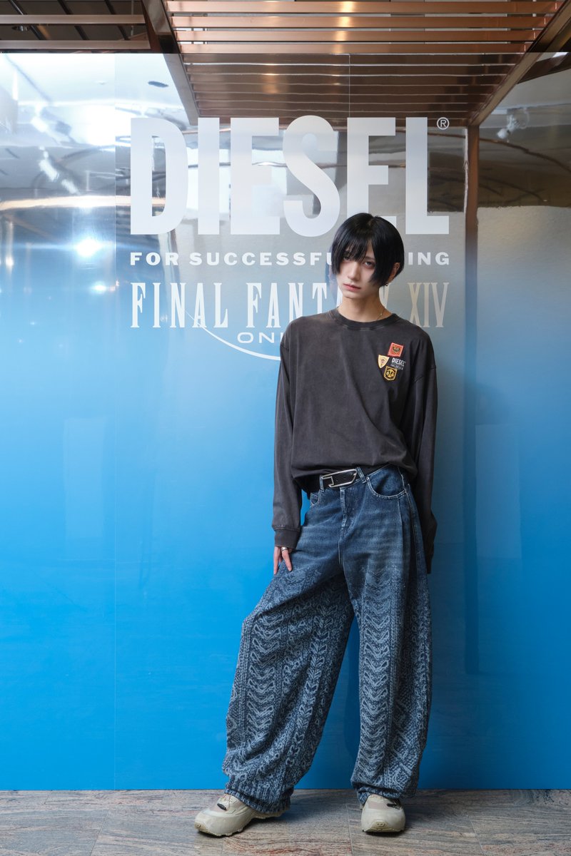 Diesel_Japan's tweet photo. DIESEL x FINAL FANTASY XIV 伊勢丹新宿店ポップアップストア に多彩なゲストが来場　
━━━━━━━━━━━
世界的人気ゲーム『ファイナルファンタジーXIV』(@FF_XIV_JP )とのコラボレーションプロジェクトが始動。伊勢丹新宿店ポップアップストアに多彩なゲストが来場しました。ゲストをチェック。

優樹（YUJU）、颯太（SOTA）、輝（HIKARU）@aoen_official
川村壱馬（THE RAMPAGE）​@sncrmpg_kk
​高橋らら @lala__takahashi
吉井添 @ten_441

🕘2026年9月16日（水）〜9月22日（火） 
📍 伊勢丹新宿店 本館2階センターパーク/ザ・ステージ＃2

コラボレーションプロジェクトの詳細は特設ページをご覧ください。
▼DIESEL x FINAL FANTASY XIV 特設ページ　
https://t.co/ic8a3tMGn8

#FF14 #DIESEL