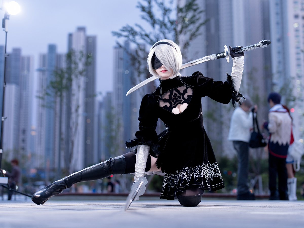 _lailaCos's tweet photo. 의상이 엄청 더웠지만 야간촬영은 즐거웠어요🖤

#NierAutomata #2B #니어오토마타 #투비
#야간촬
📸 : @tite_photo https://t.co/6ZosRqGHSs