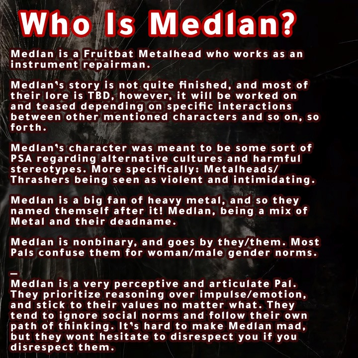 thatsmetalasf's tweet photo. DOCUMENT: MEDLAN'S REFERENCE AND PAGE INFO. Archived from an anonymous artist. Please read for content warnings, references and information!

#funhouseroblox #FUNHOUSEGAME #funhouseoc #funhouseparody https://t.co/YsQZDozRWl