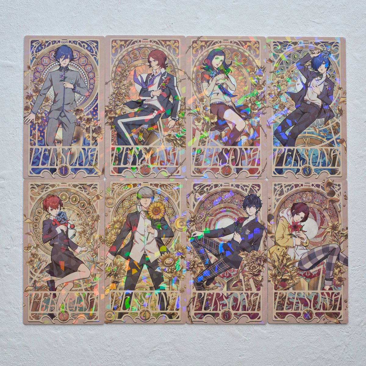 Persona_memoria's tweet photo. ◤グッズ紹介◢

　タロット風カードコレクション
✦✦✦✦✦✦✦✦✦✦✦✦✦✦✦✦✦✦✦✦

各シリーズのモチーフを散りばめた
タロット風カードです。
レアはホログラム仕様✨

▼特設HP
https://t.co/wOW9qvb4Tz

＃p30th ＃Persona_memoria https://t.co/e4qZGqI87Q