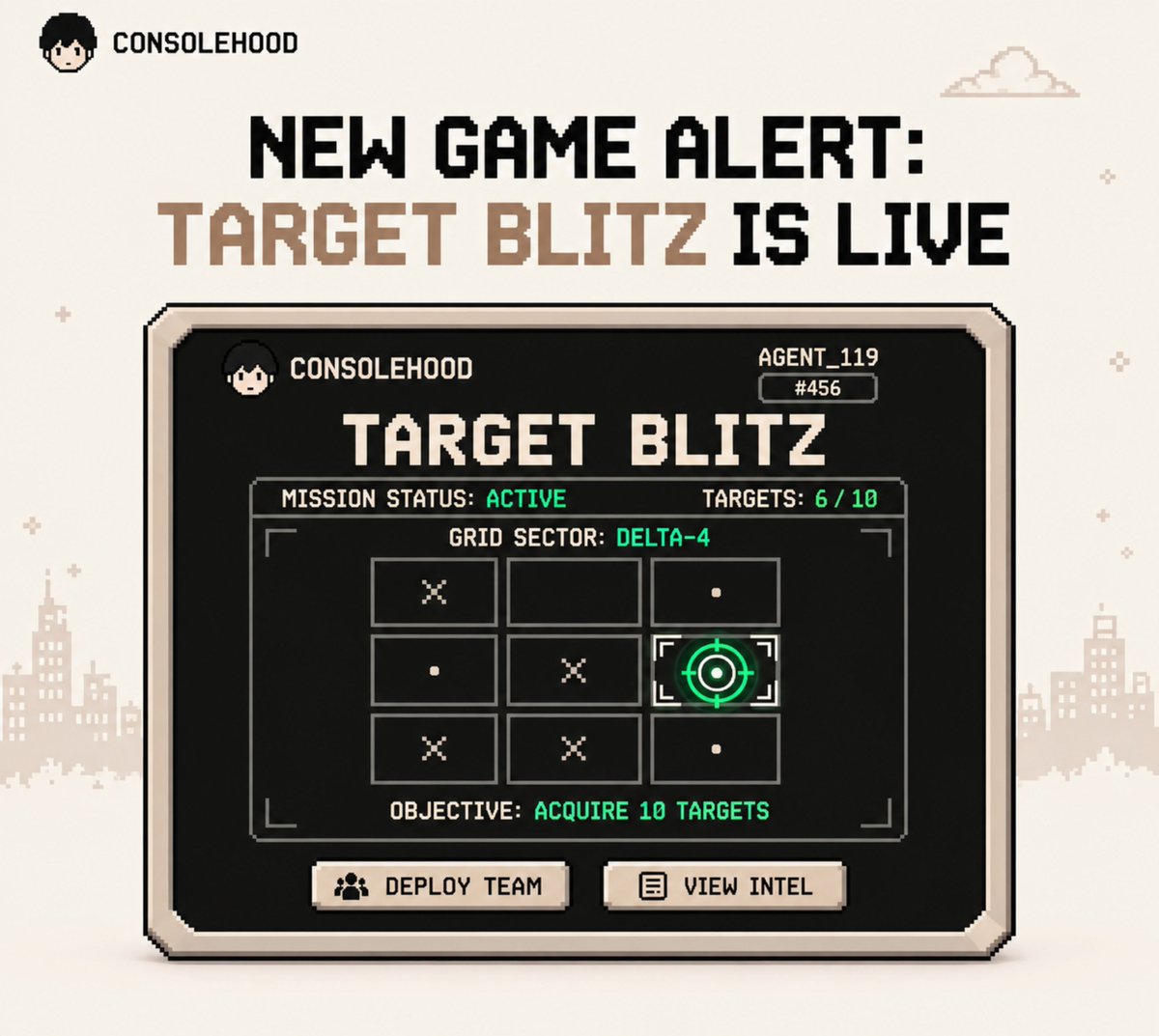 consolehood's tweet photo. Target Blitz is now live on Consolehood.

Keep your focus sharp and your reactions faster.
Think your reflexes are good enough? https://t.co/I8hNzt2TMW