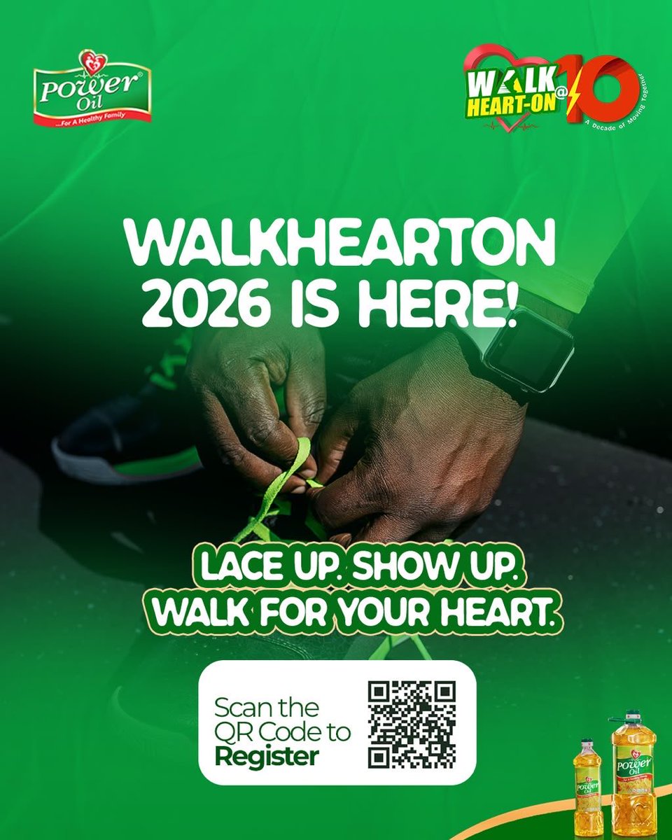 captivating_F's tweet photo. i am a fitness girlie and i am so excited to give WalkHeartOn 10.0 a try this october 1st.
i no wan carry last, make you seff no carry last.
WalkHeartOn 10.0 is sounding very interesting to me. Register with the QR code and come through
#powerOilNG #walkheartonat10 https://t.co/7koImpjgDl