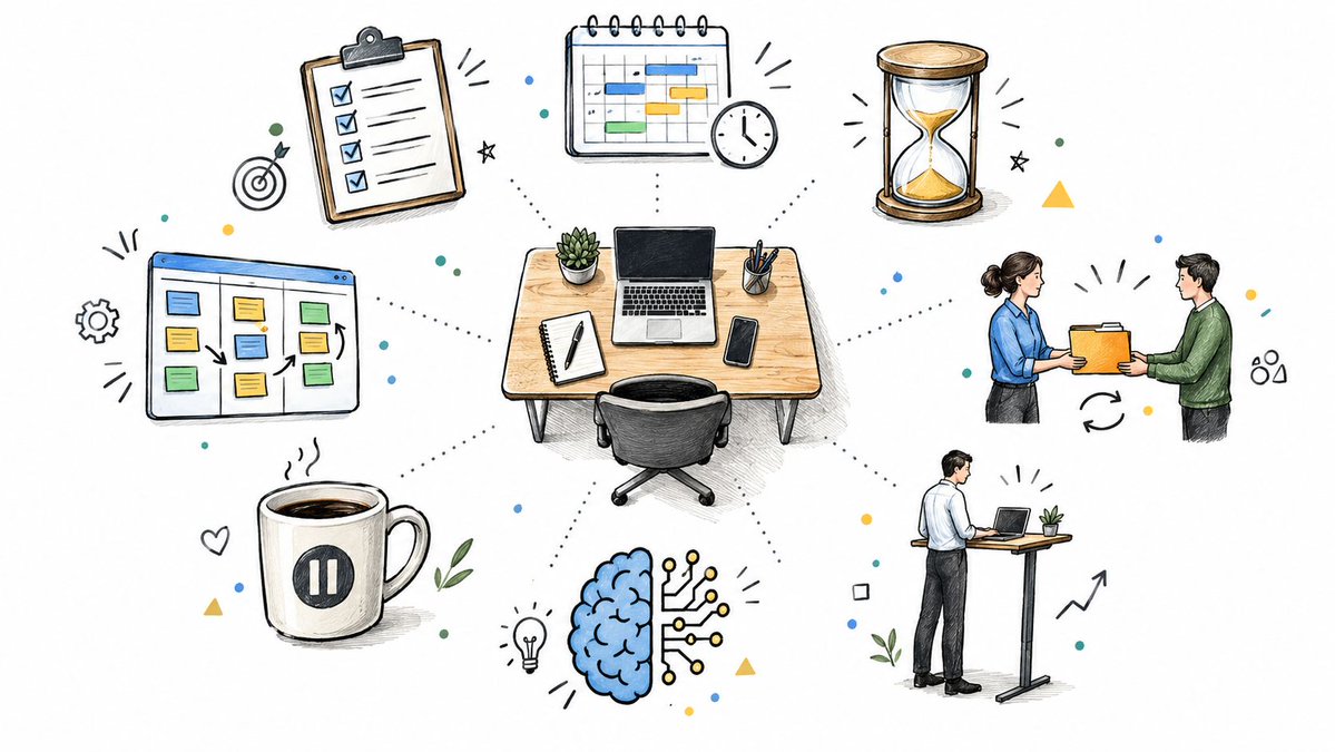 fluidwave_com's tweet photo. 8 Good Workplace Habits for Better Workdays

Discover 8 good workplace habits for prioritizing work, protecting focus, communicating clearly, and building a sustainable workflow.

Read more: https://t.co/P3NGIhTSix https://t.co/76clTHzGXG