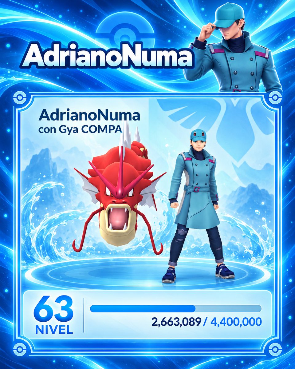AdrianoNumaPoke's tweet photo. Empecé a jugar Pokémon GO el 7 de agosto de 2016 por culpa de mi sobrino Miguel Ignacio

La pandemia me hizo dejarlo un tiempo… 

Y ahora estoy de regreso por culpa de mi sobrina Mariana…

Parece que en esta familia no me dejan retirarme. 🤣

#PokémonGO
 #PokémonGoCDMX https://t.co/tT9yMeccd8