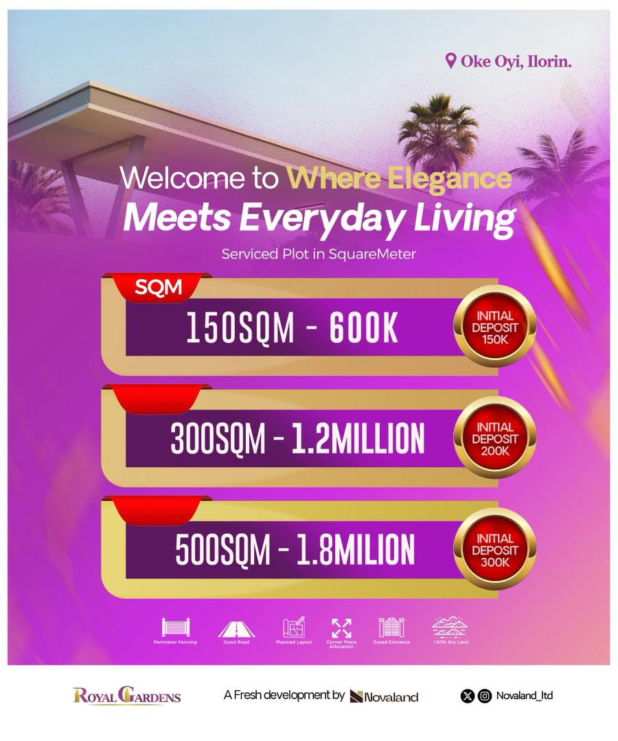 SheuAbdulrafiu's tweet photo. We have them in affordable and strategic locations.

Kindly send a DM to get started. Land is an investment that can stand the test of time, especially when you do it right.

Invest with @novaland_ltd… just mention your preferred location anywhere in the country, we gat you!! https://t.co/l6nCt7xbV9