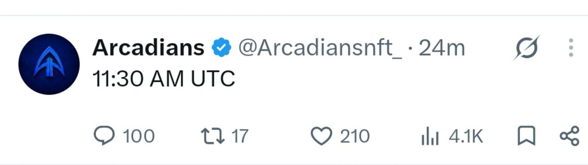 CryptoRohit07's tweet photo. 🔥 @Arcadiansnft_ Mint Time Revealed!

🕐 11:30 AM UTC
📦 Supply: 5,000
💰 Price: $1.99 USDC

Mint or Skip? 👀
Still struggling for WL? Drop it below 👇 https://t.co/L2uo0XI1HZ