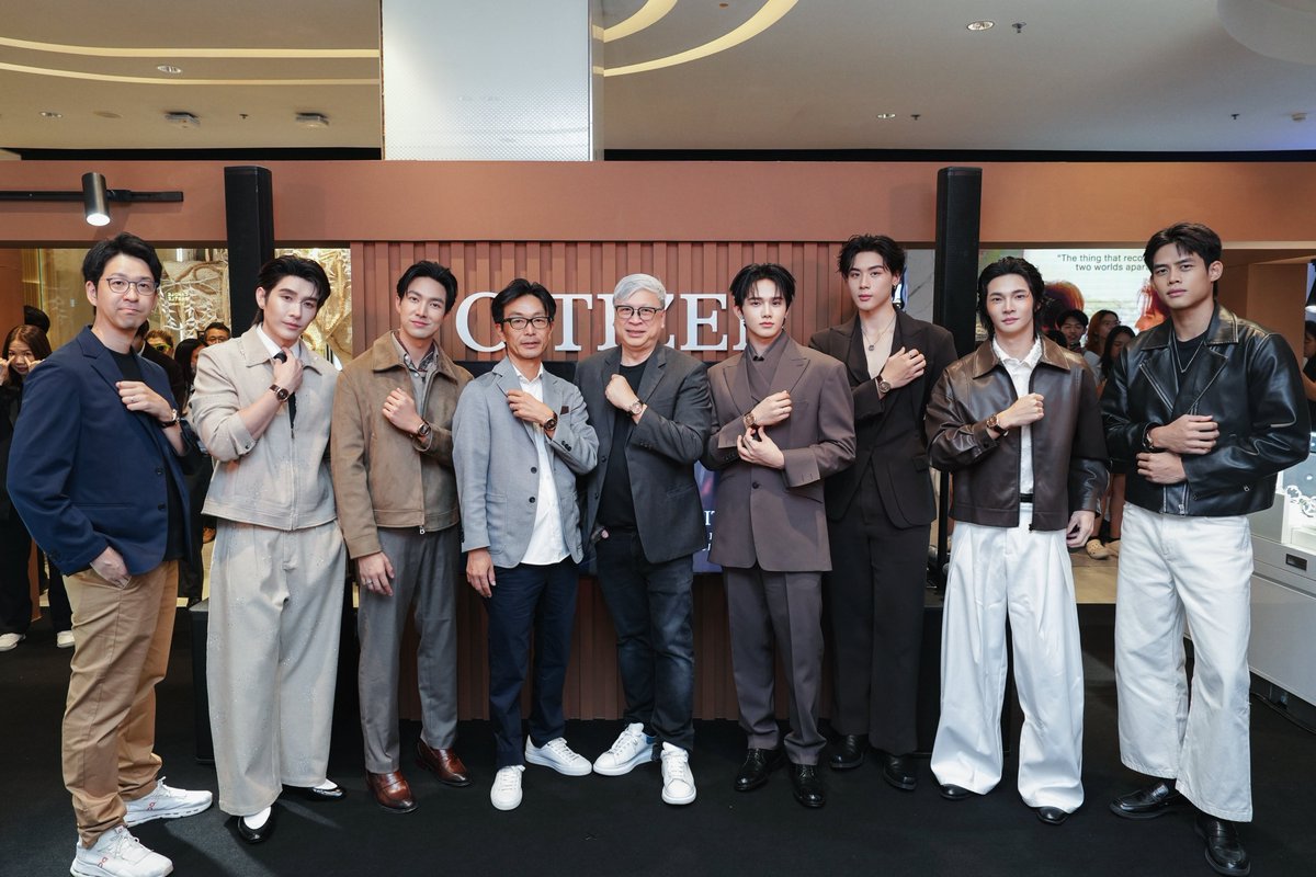 ArtistAplan's tweet photo. Thank you, CITIZEN Thailand, for inviting TOPTAP & MINLEE to the CITIZEN Thailand Limited Edition 2026 “AUTUMN LIGHT” event. 🍂✨

It was truly a pleasure to discover the beauty of the Limited Edition timepieces, inspired by the enchanting light of autumn.

TOPTAPMINLEE x CITIZEN WATCH
#CITIZENWatchTHxTOPTAPMINLEE
#CITIZENThailand