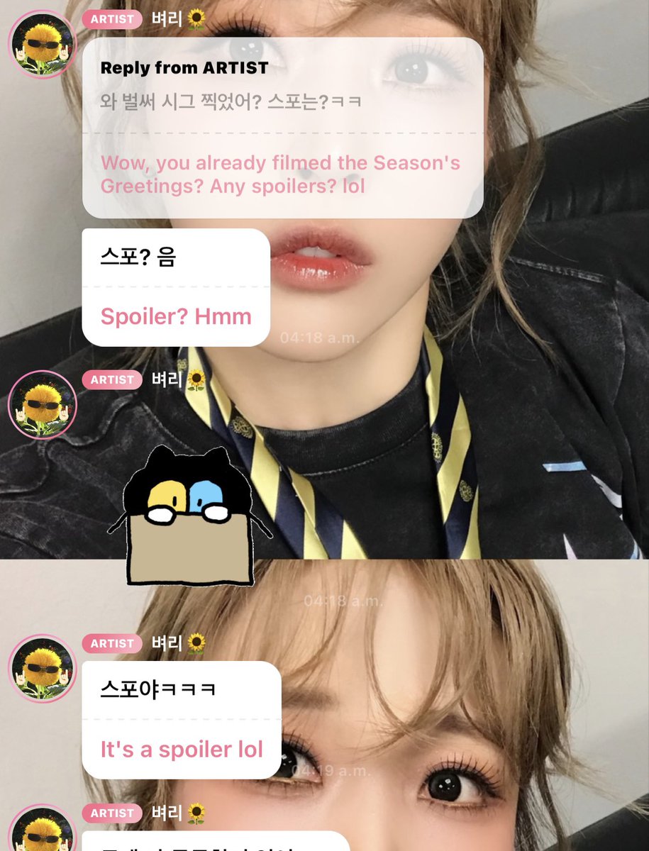 dear_byul's tweet photo. our busy byul already had the 2027 season’s greetings photoshoot and has been working these past few days https://t.co/EONrJULkTv