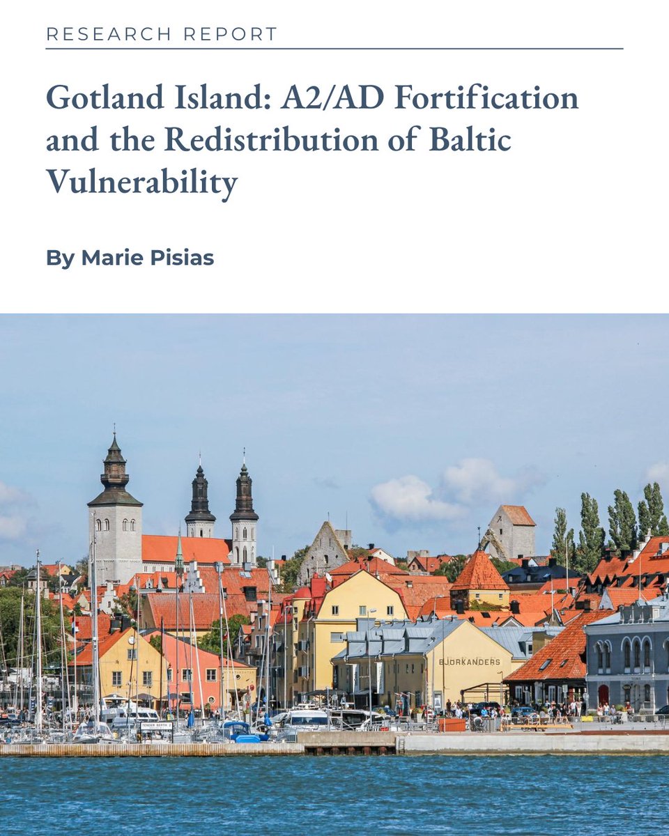 FinabelOfficial's tweet photo. Gotland may be more protected, but can vulnerabilities shift elsewhere?

🔍 This research examines Baltic security as an interconnected system.

🔗 Read more via our bio.
#BalticSecurity #Gotland #NATO #Defence https://t.co/iJhgKf1Nk3