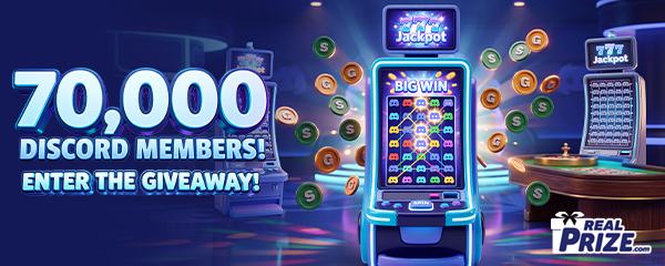 RealPrizecom's tweet photo. 🎁 𝟕𝟎𝟎 𝐒𝐂 + 𝟑𝟓𝟎𝐊 𝐆𝐂 𝐜𝐨𝐮𝐥𝐝 𝐛𝐞 𝐘𝐎𝐔𝐑𝐒 🎁

We just hit 70K on Discord and we’re celebrating with a HUGE giveaway!
🏆 2 players will EACH win 350K GC + 700 SC
🎉 PLUS a big community drop for everyone!
Don’t be the one hearing about it after it’s over 😂👇
https://t.co/a7KhP3AJUh