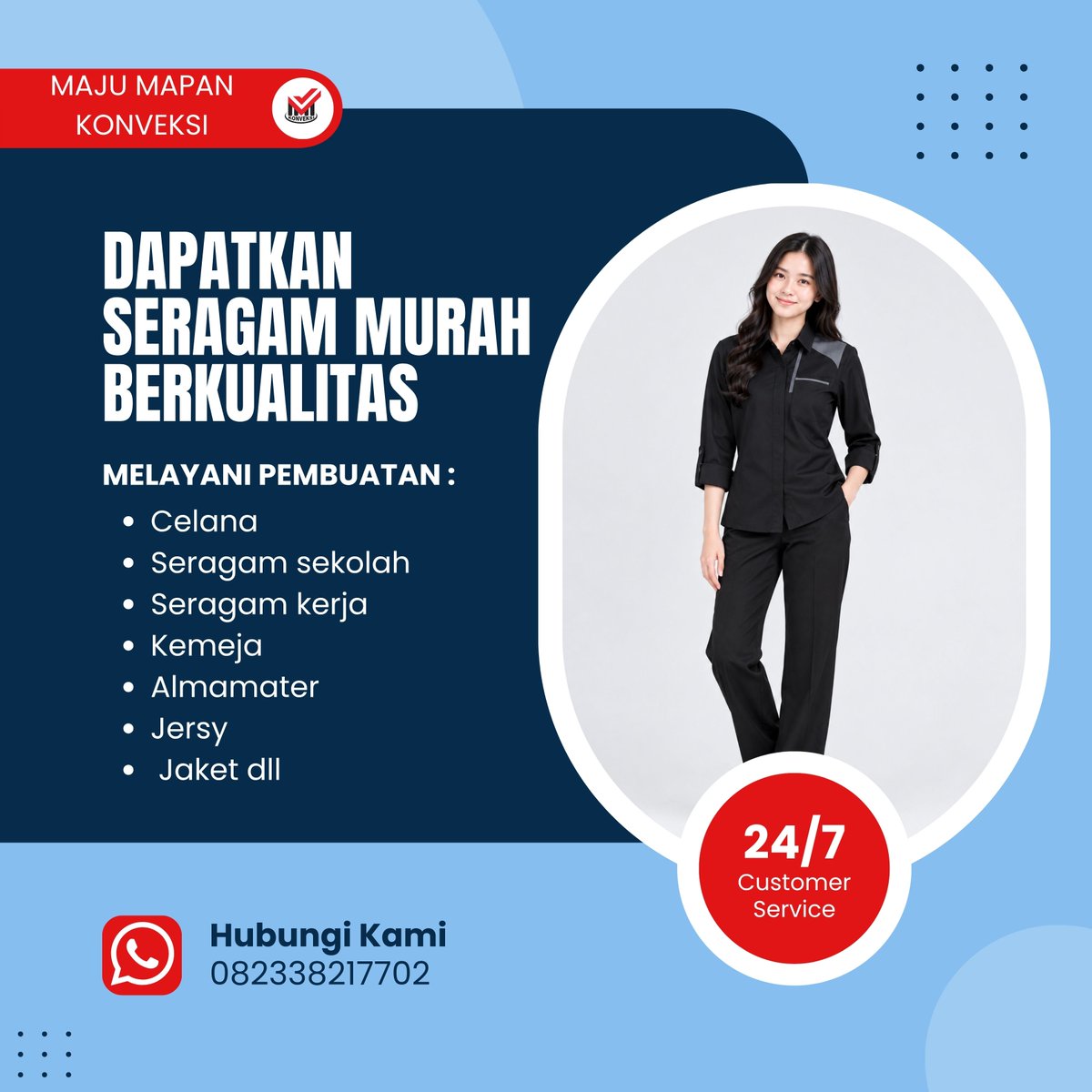 konveksikerja's tweet photo. Harga Spesial Konveksi Custom Seragam Kerja di Kota Manado HP/WA 0823-3821-7702
konveksi maxi dress, konveksi bodycon dress, konveksi a-line dress, konveksi slip dress, konveksi shirt dress
#maxidress #bodycondress #alinedress #slipdress #shirtdress https://t.co/Ko9l4vCJw5