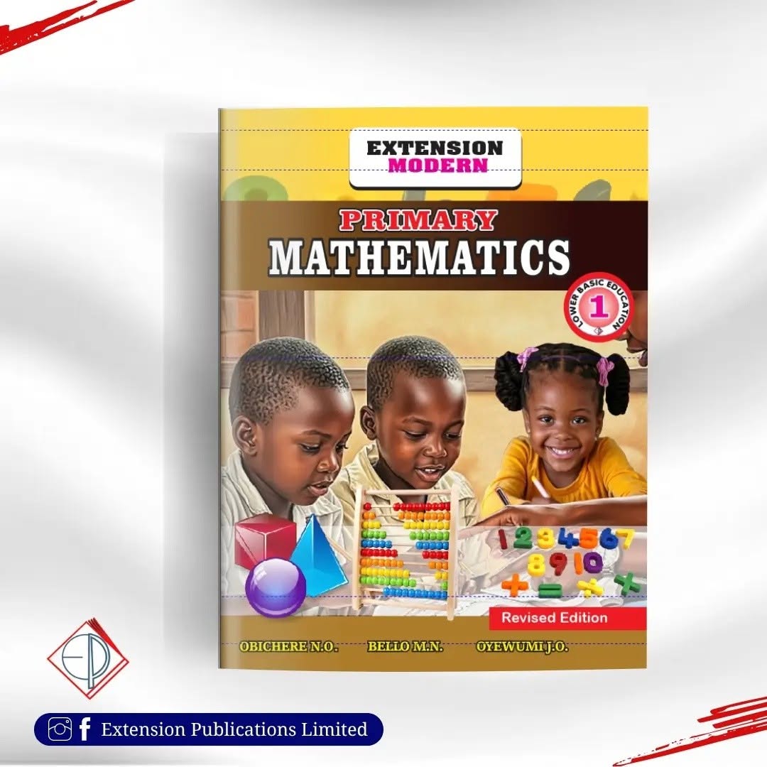 EXTENSIONPUB's tweet photo. Books 1-6 are written by seasoned and experienced mathematics educators and examiners. The books are written in absolute conformity with the newly revised curriculum guidelines produced by Nigerian Educational Research and Development Council (NERDC) https://t.co/emHWoPvjHc