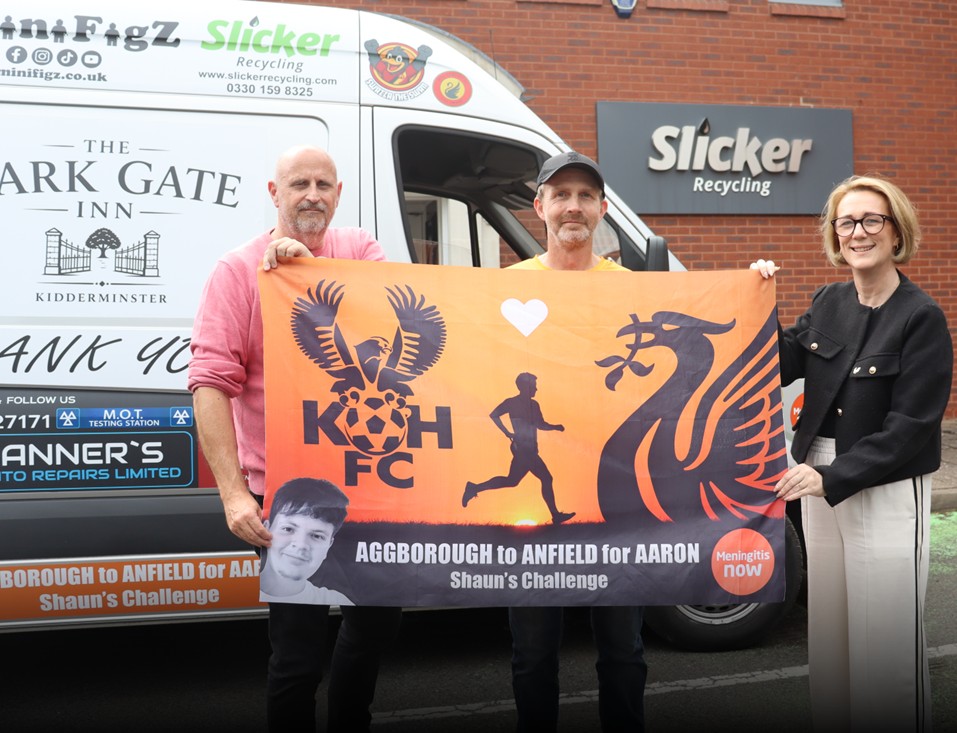 SlickerRecyc's tweet photo. Weโre proud to support Shaun McEnteeโs 100-mile charity run from Aggborough to Anfield, in memory of Aaron Mills and raising vital funds and awareness for Meningitis Now. ๐งก
Support and share: https://t.co/bHDdVDOaze
#AggboroughtoAnfield #MenB https://t.co/TmPkQrwAGN