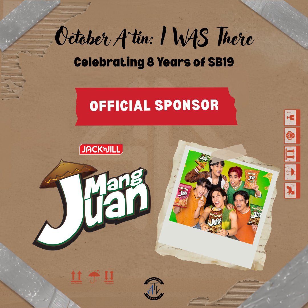 rjfg04's tweet photo. SLMT, Ninang @GreatTaste_PH &amp; Ninong @mangjuan_ph 🫶✨
Thank you for sponsoring and supporting October A’TIN: I WAS There! 💙

Mga Kaps, limited slots na lang! 👀
Scan the QR code to register. See you on October 18! 🎉

#OctoberATIN #IWasThere #SB19 #mangjuan #greattaste https://t.co/KMouxfDTgO