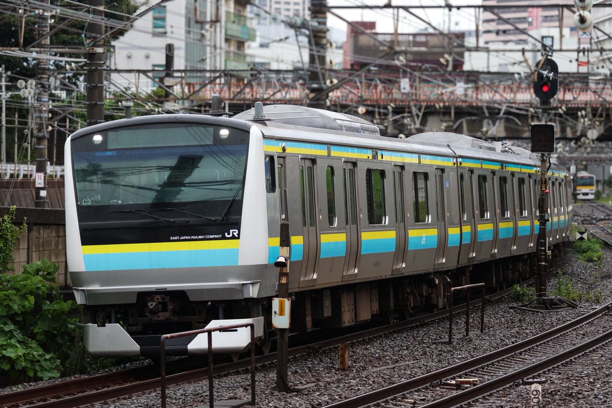 mari20921's tweet photo. 2026.09.16 E233系マリC3編成 試運転 https://t.co/OHNC8ei4Bs