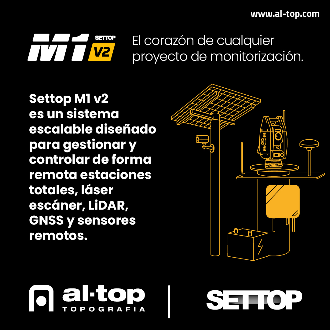 AltopTopografia's tweet photo. 📢 Nuevo Settop M1 v2: Cuando la evolución se convierte en revolución
✉️ Más información en nuestra página web: https://t.co/TpihAiXOdS
#Settop #SettopSurvey #Intergeo2026 #Topografia #Construcion #Geospatial #Monitoring #MaritimeWorks #SettopM1v2 https://t.co/huS4AWmm6T