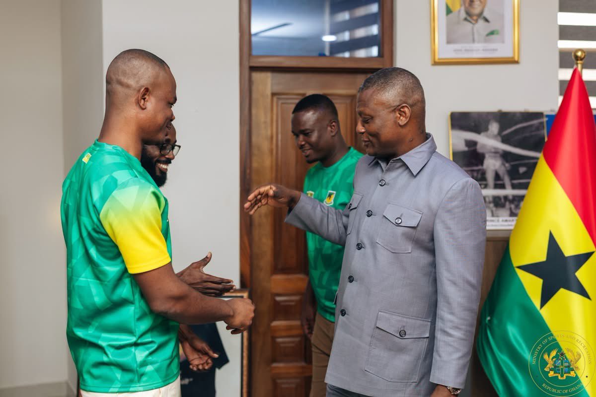 HonKofiAdams's tweet photo. It was a special pleasure receiving my brothers from the Bishop Herman Old Boys Union ahead of the BHOBU Games 2026, scheduled for Saturday, 19th September at the University of Ghana Sports Stadium.

There is something special about reconnecting with people who share part of your journey. Beyond the competition, the BHOBU Games give us an opportunity to meet old friends, strengthen the bonds between generations of BIHECANS, share a few laughs and continue building a strong alumni community around the school that helped shape us.

I was also pleased to receive my BHOBU jersey, and I look forward to joining the brotherhood on Saturday. More importantly, I remain committed to supporting initiatives of the Union that use sport to strengthen camaraderie while contributing meaningfully to the development of Bishop Herman College.

SICUT MILES CHRISTI 💚💛