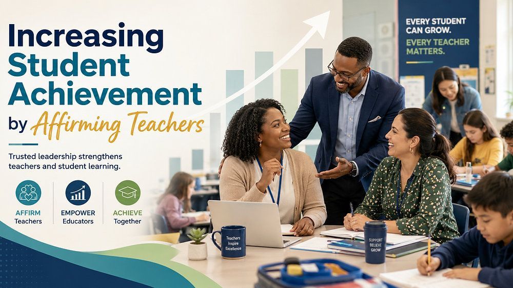 TobyATravis's tweet photo. Student achievement rises when teachers are strengthened, trusted, and affirmed through clear expectations, meaningful feedback, public encouragement, and private support. 

https://t.co/nKOEXHQEGi https://t.co/Mz461BK2oP